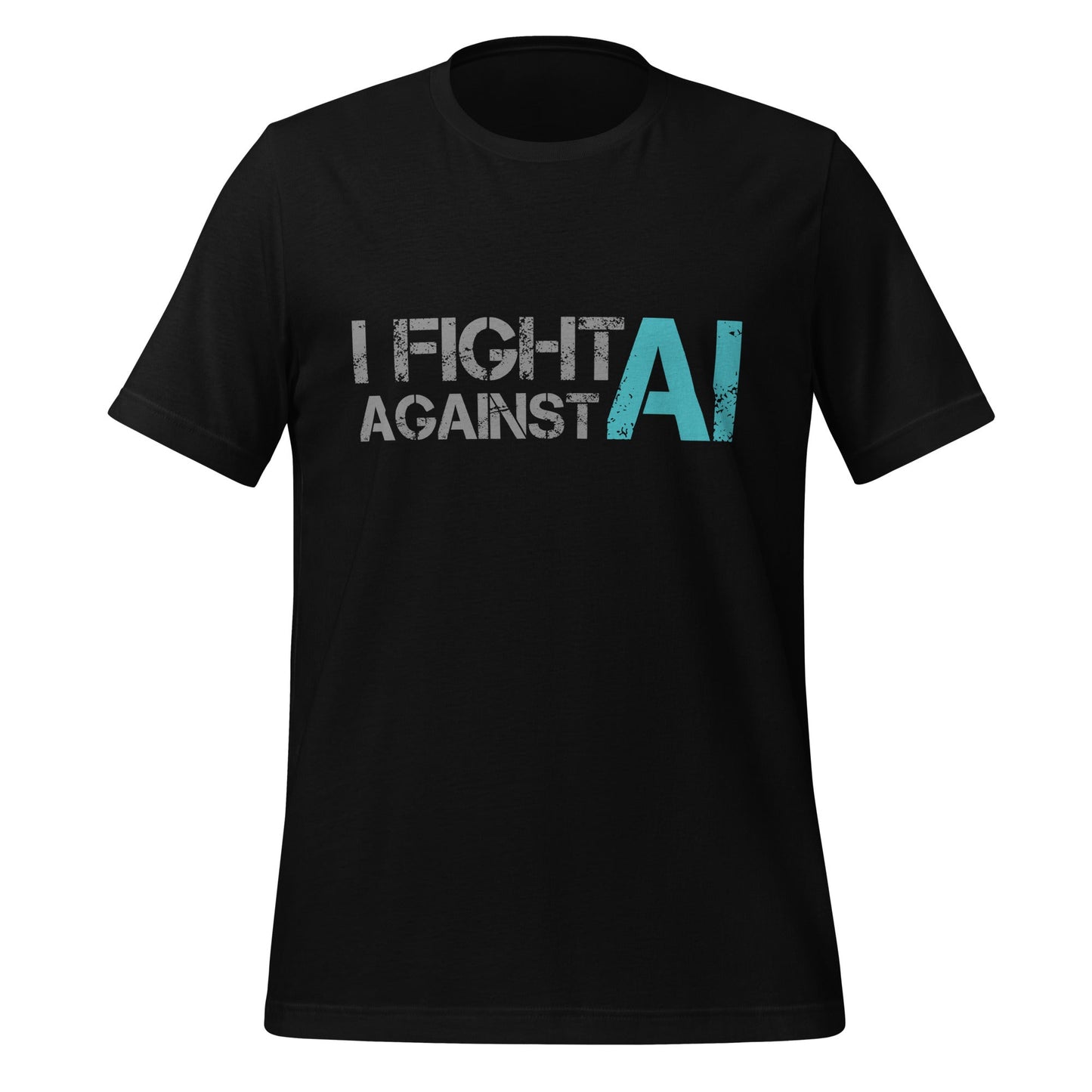 Image of the I Fight Against AI T-Shirt (unisex) Black / M.