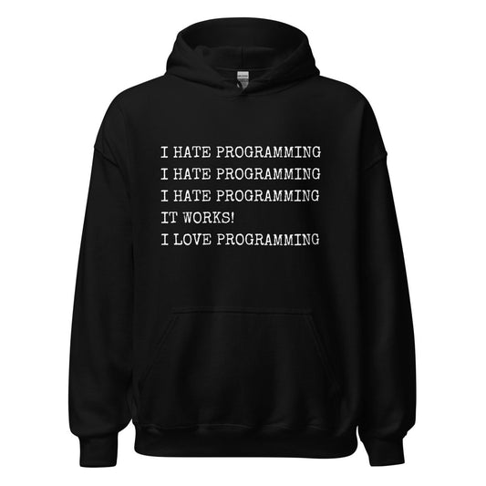 I Hate Programming Hoodie (unisex) - AI Store