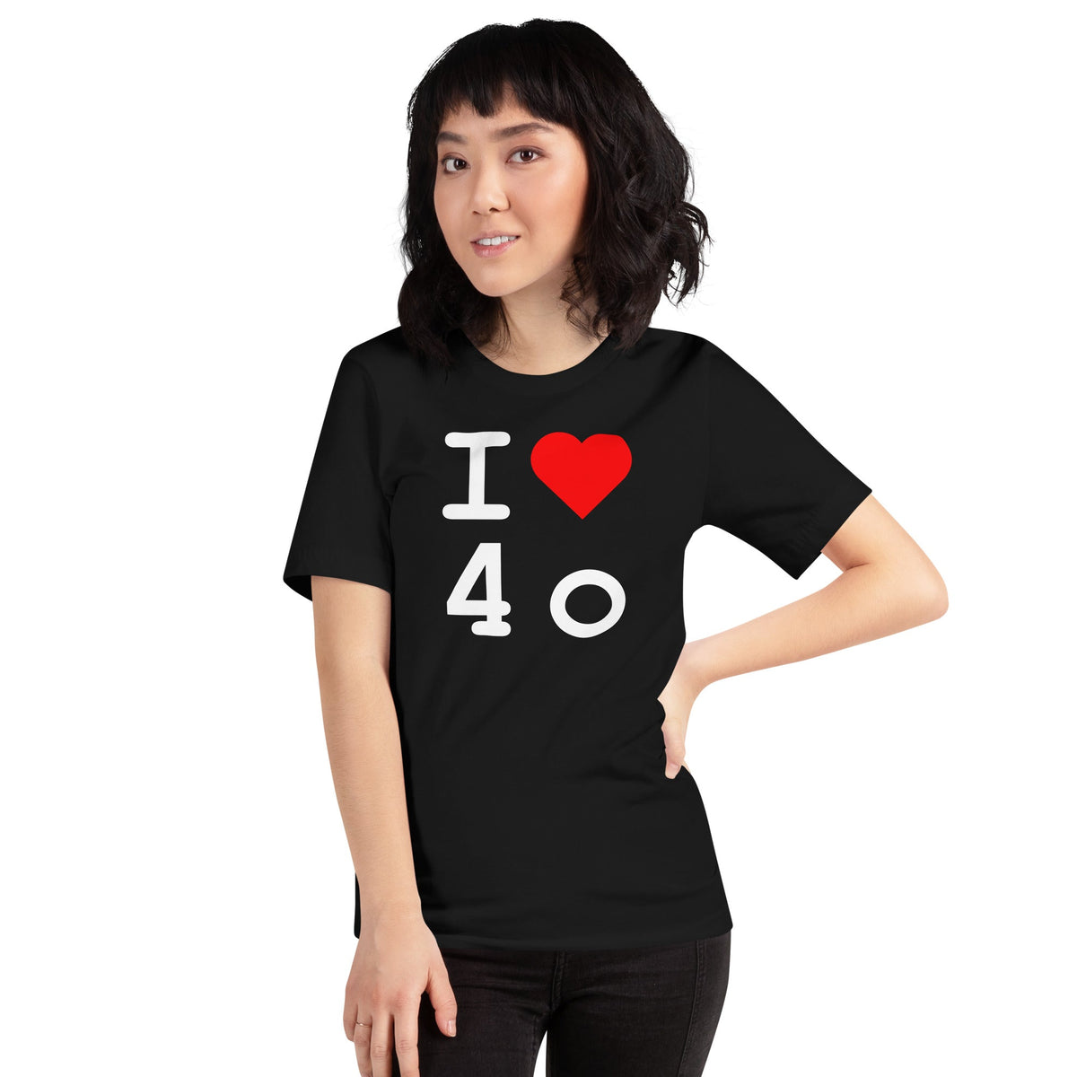 Image of the I Heart 4o T-Shirt (unisex).