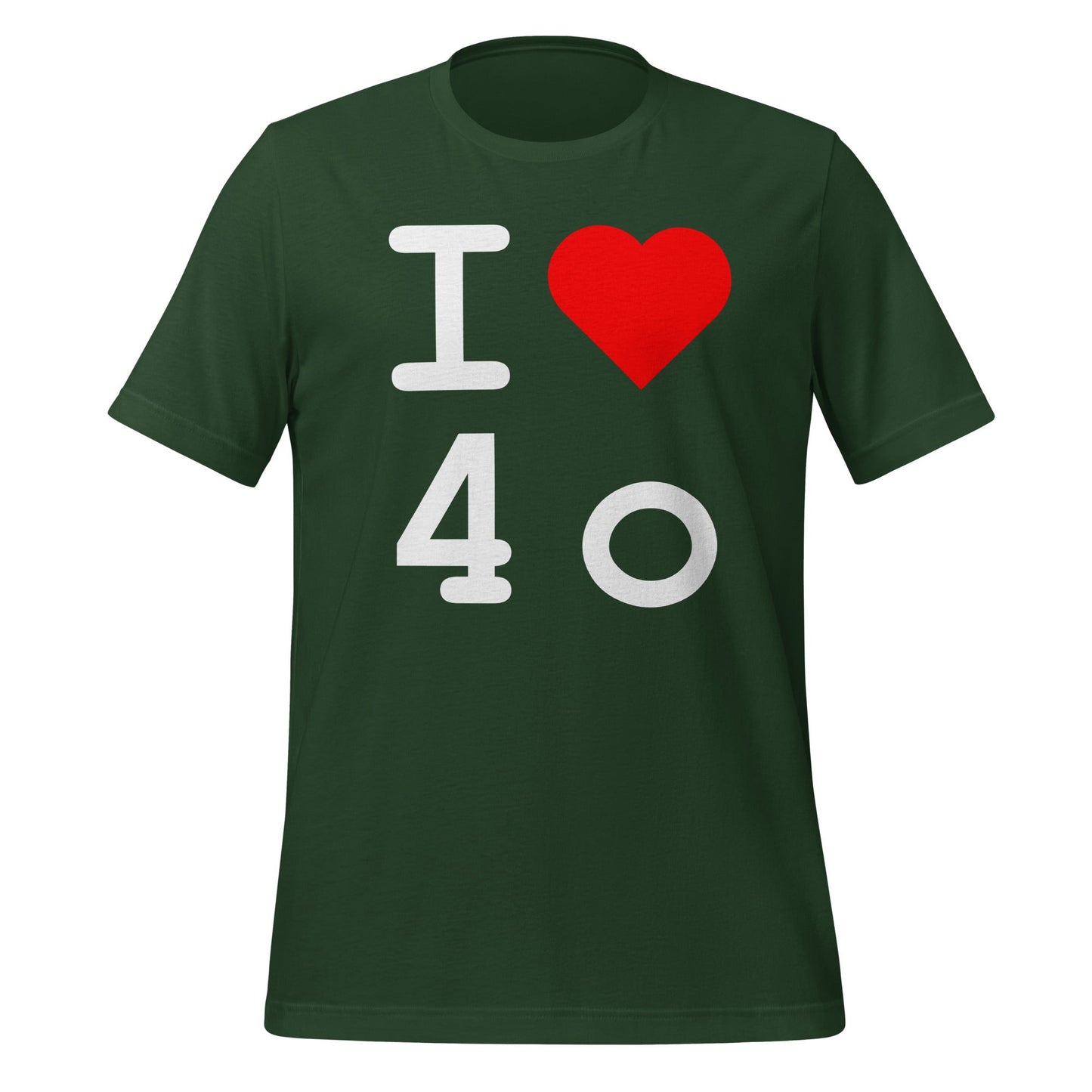 Image of the I Heart 4o T-Shirt (unisex) Forest / M.
