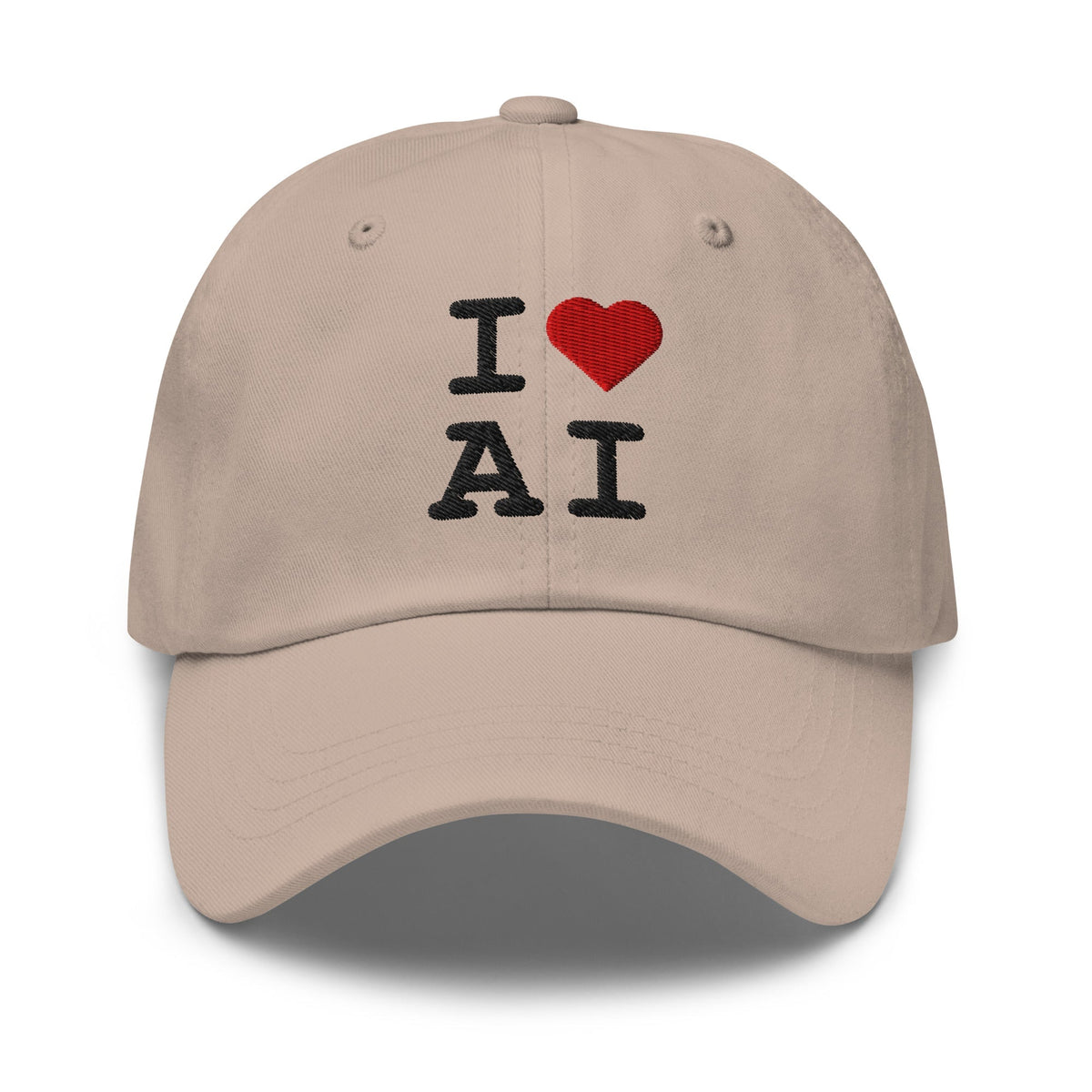 Image of the I Heart AI Cap 2 Stone.