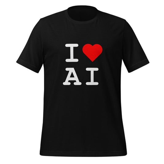 I Heart AI T-Shirt 1 (unisex) - AI Store