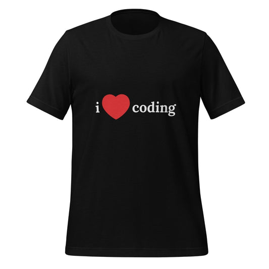 I Love Coding T-Shirt (unisex) - AI Store