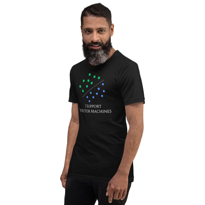Image of the I Support Vector Machines T-Shirt (unisex).