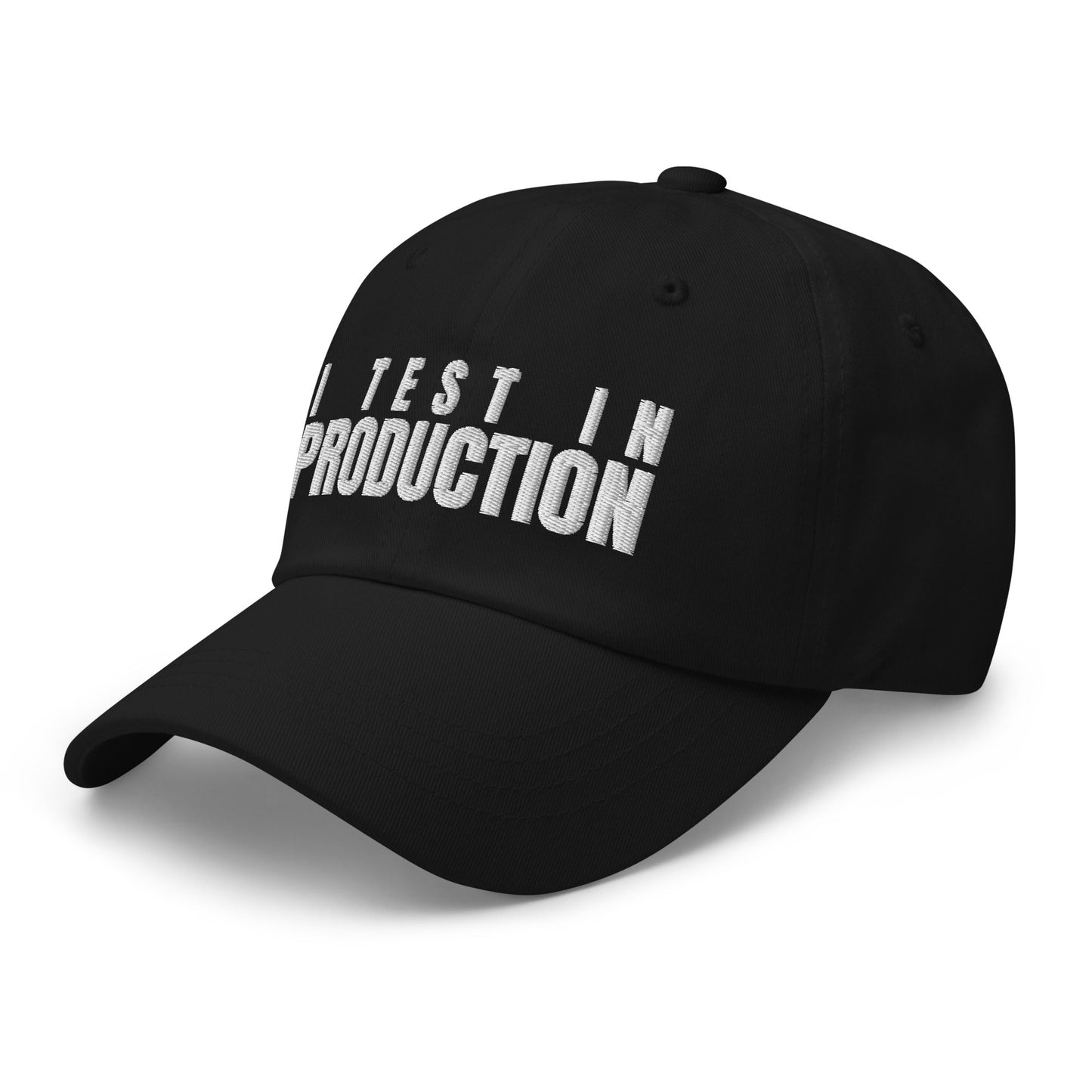 Image of the I Test in Production Cap.