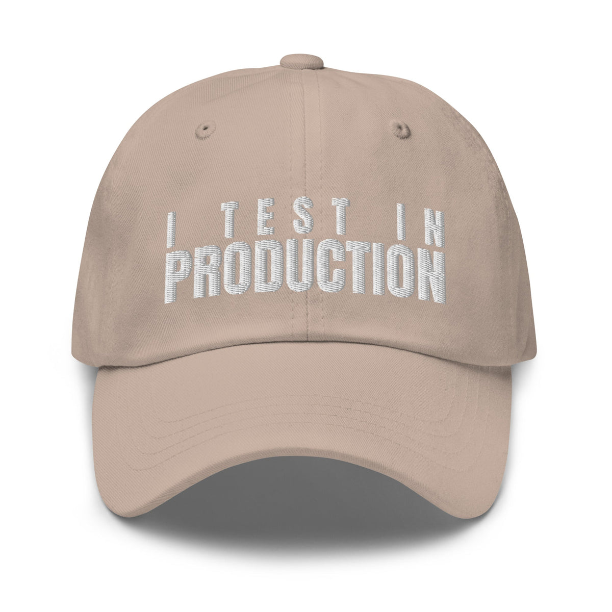 Image of the I Test in Production Cap Stone.