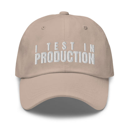 Image of the I Test in Production Cap Stone.