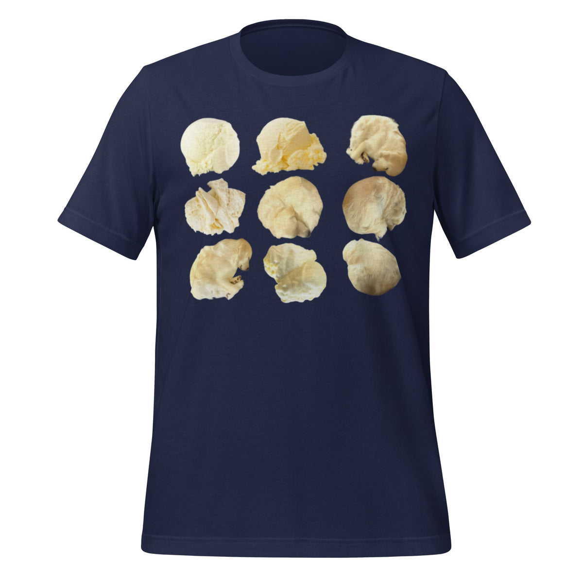 Image of the Ice Cream or Dog T-Shirt (unisex) Navy / M.