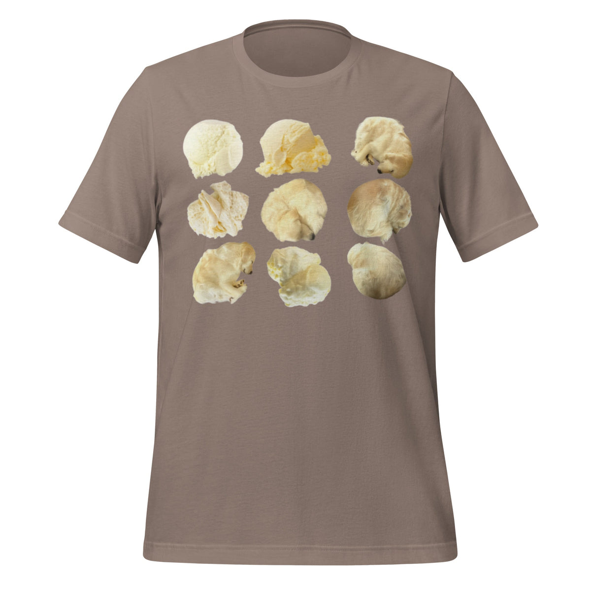 Image of the Ice Cream or Dog T-Shirt (unisex) Pebble / M.