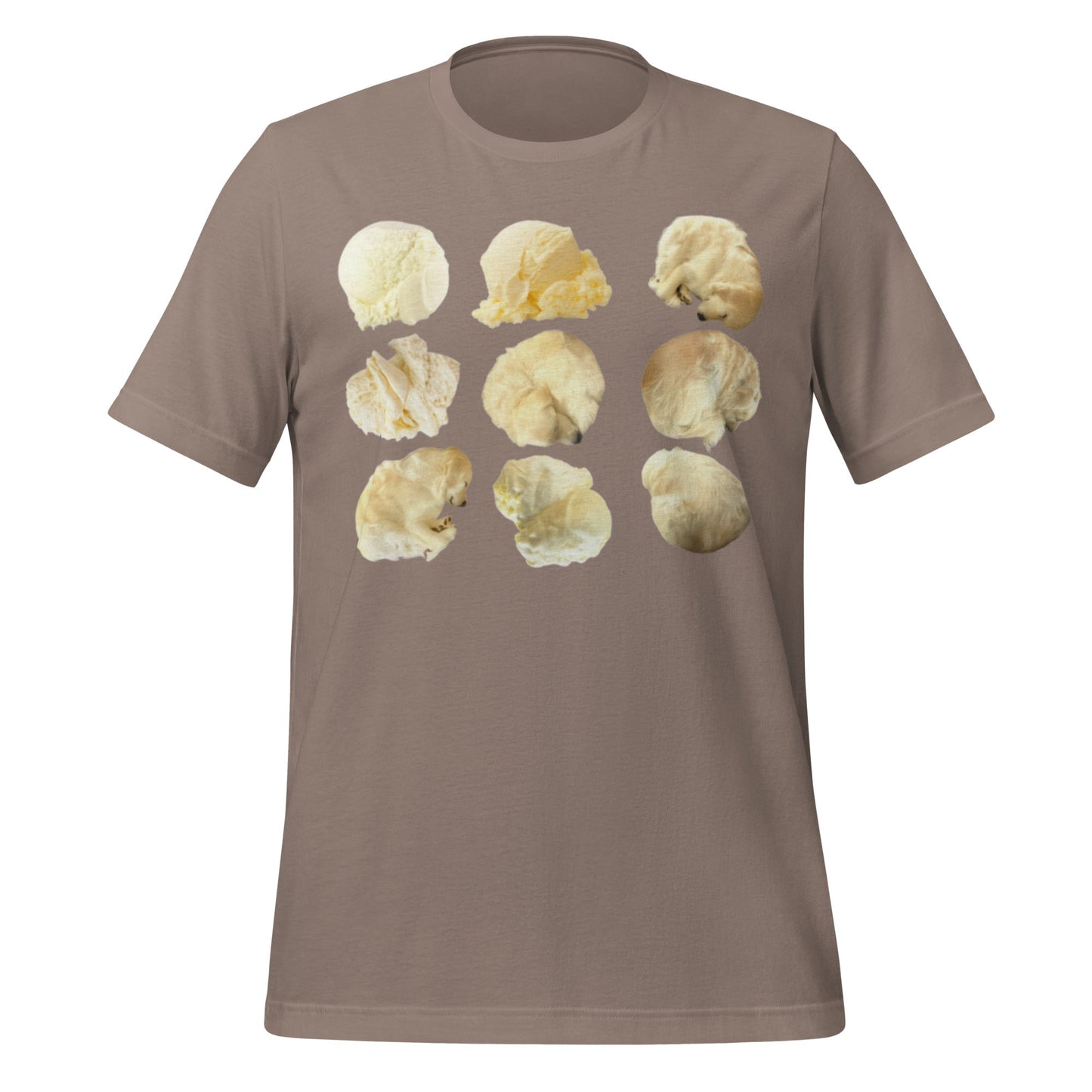 Image of the Ice Cream or Dog T-Shirt (unisex) Pebble / M.