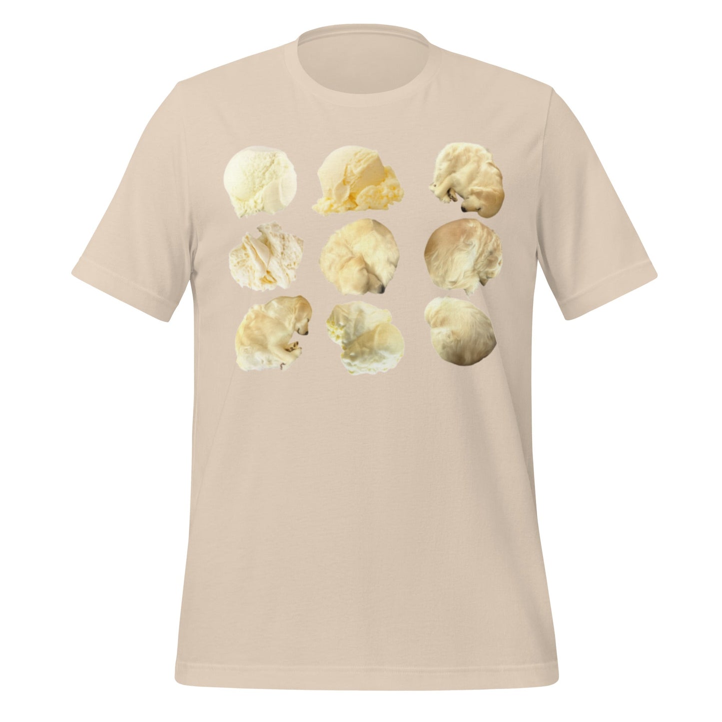 Image of the Ice Cream or Dog T-Shirt (unisex) Soft Cream / M.