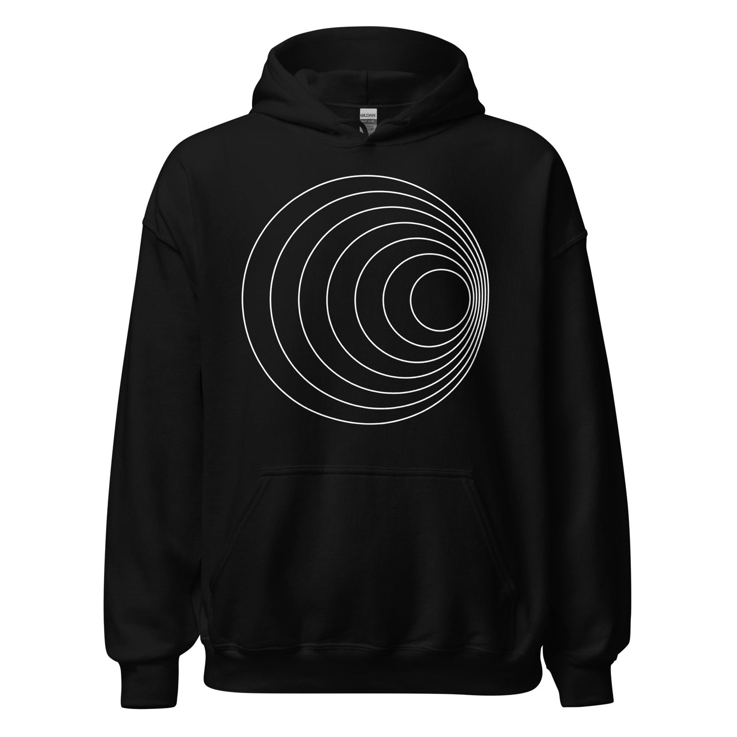 Image of the Ilya Circles Hoodie (unisex) Black / M.