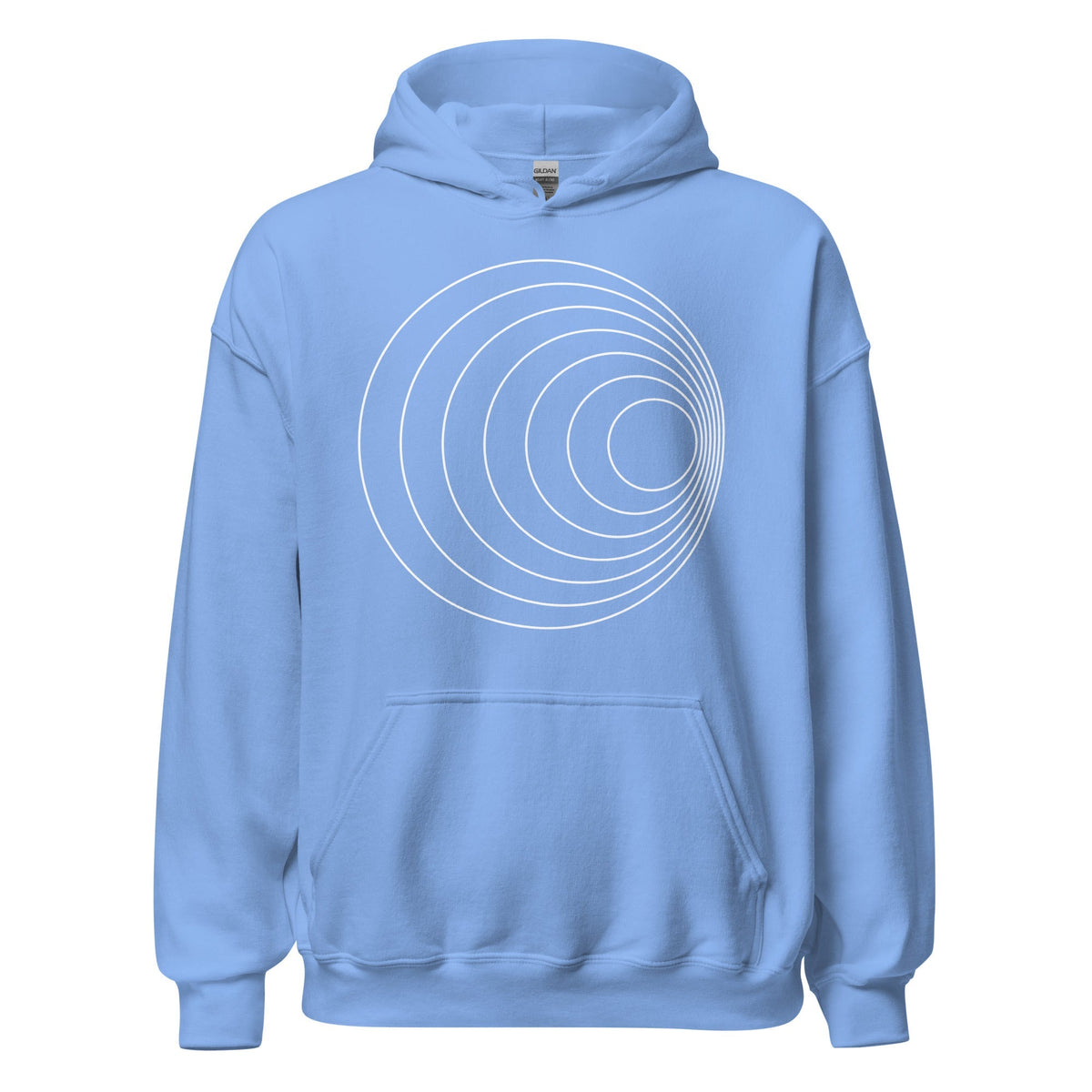 Image of the Ilya Circles Hoodie (unisex) Carolina Blue / M.