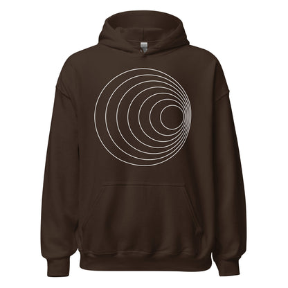 Image of the Ilya Circles Hoodie (unisex) Dark Chocolate / M.