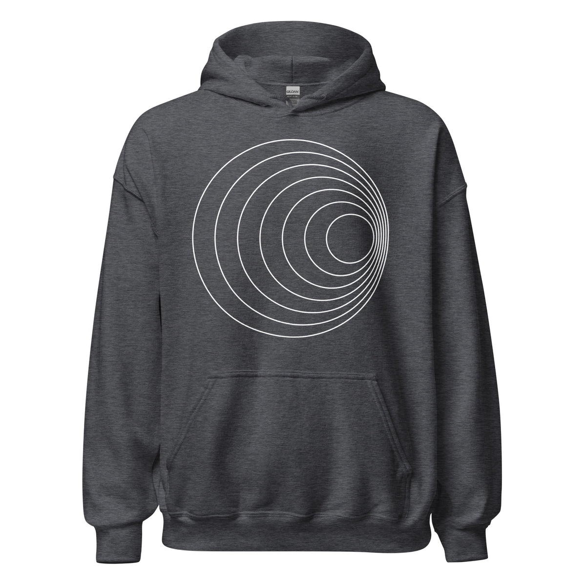 Image of the Ilya Circles Hoodie (unisex) Dark Heather / M.