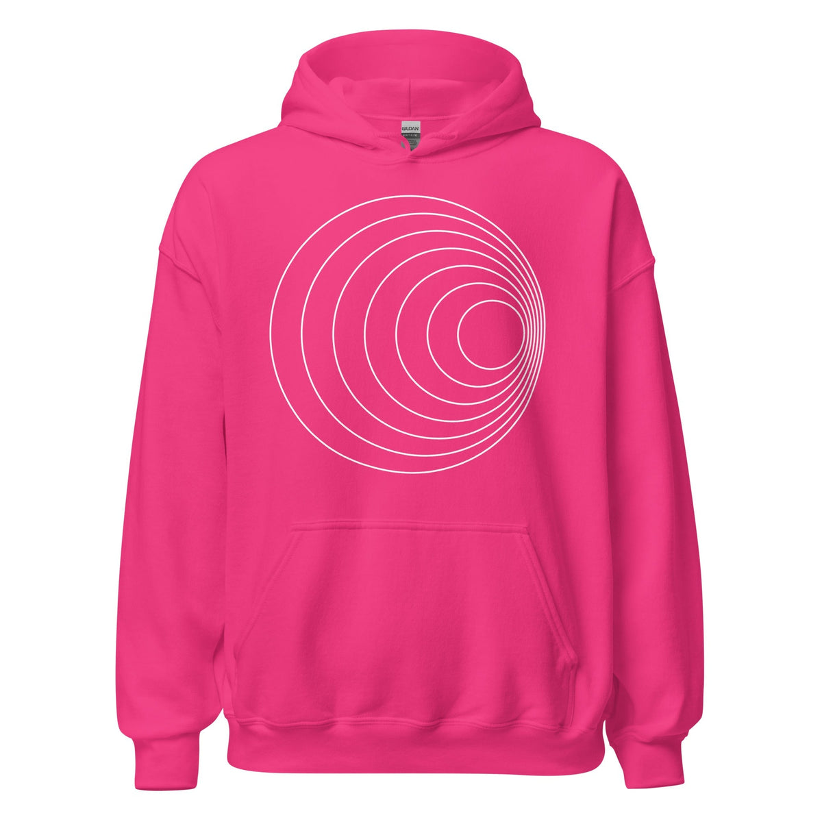 Image of the Ilya Circles Hoodie (unisex) Heliconia / M.