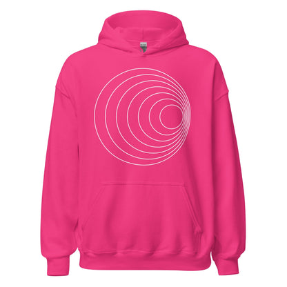 Image of the Ilya Circles Hoodie (unisex) Heliconia / M.