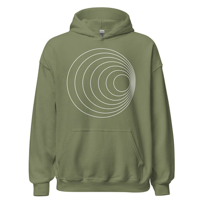 Image of the Ilya Circles Hoodie (unisex) Military Green / M.