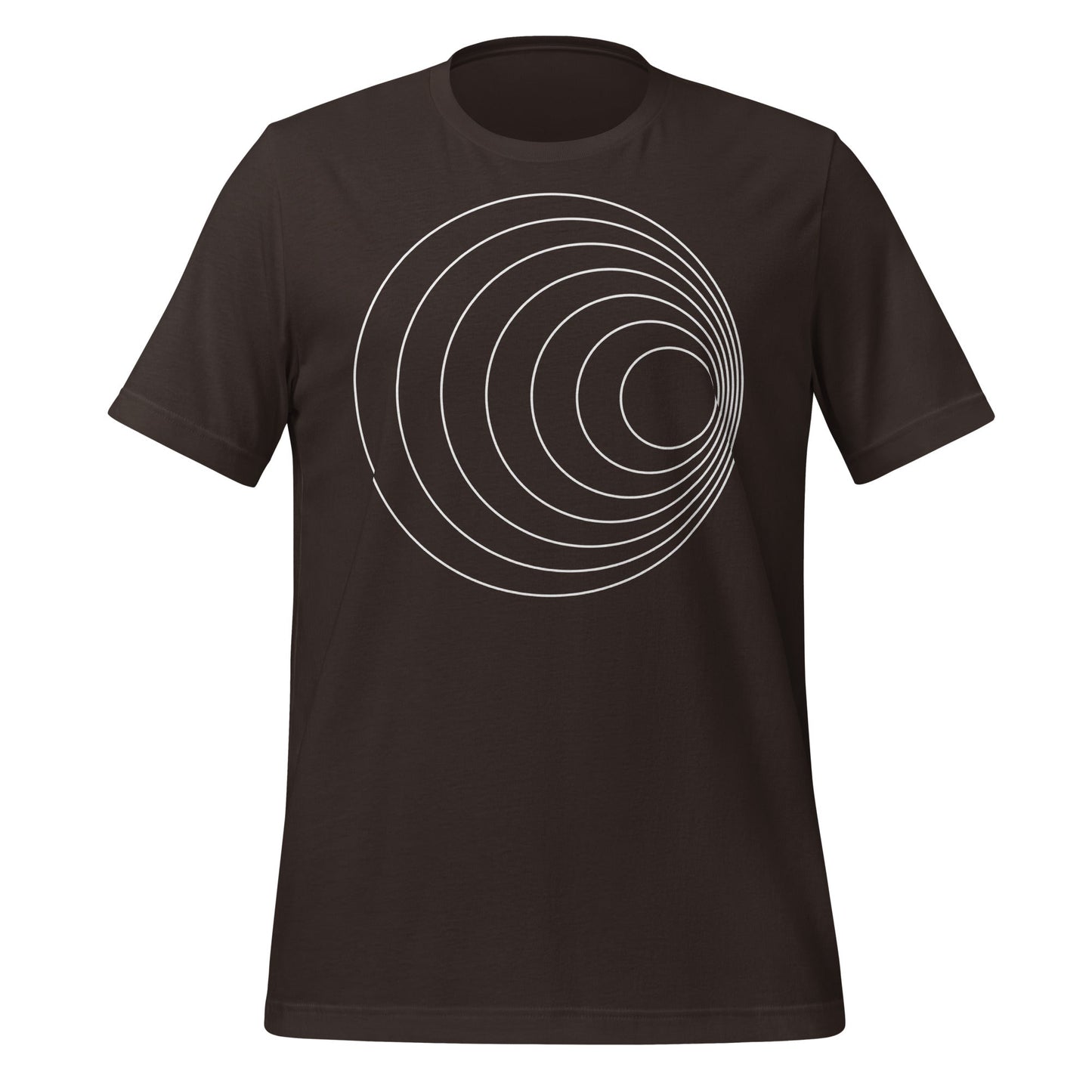 Image of the Ilya Circles T-Shirt (unisex) Brown / M.