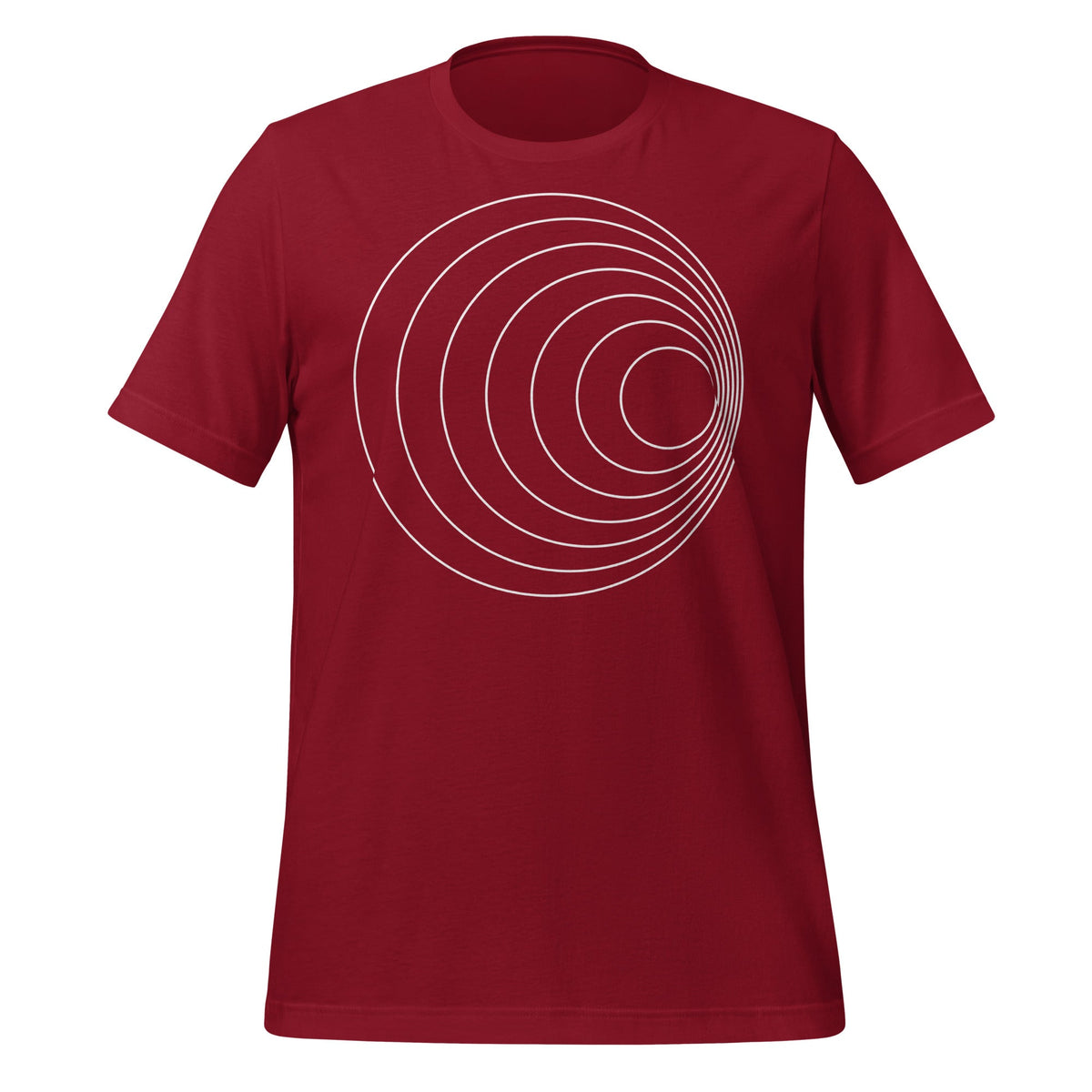 Image of the Ilya Circles T-Shirt (unisex) Cardinal / M.