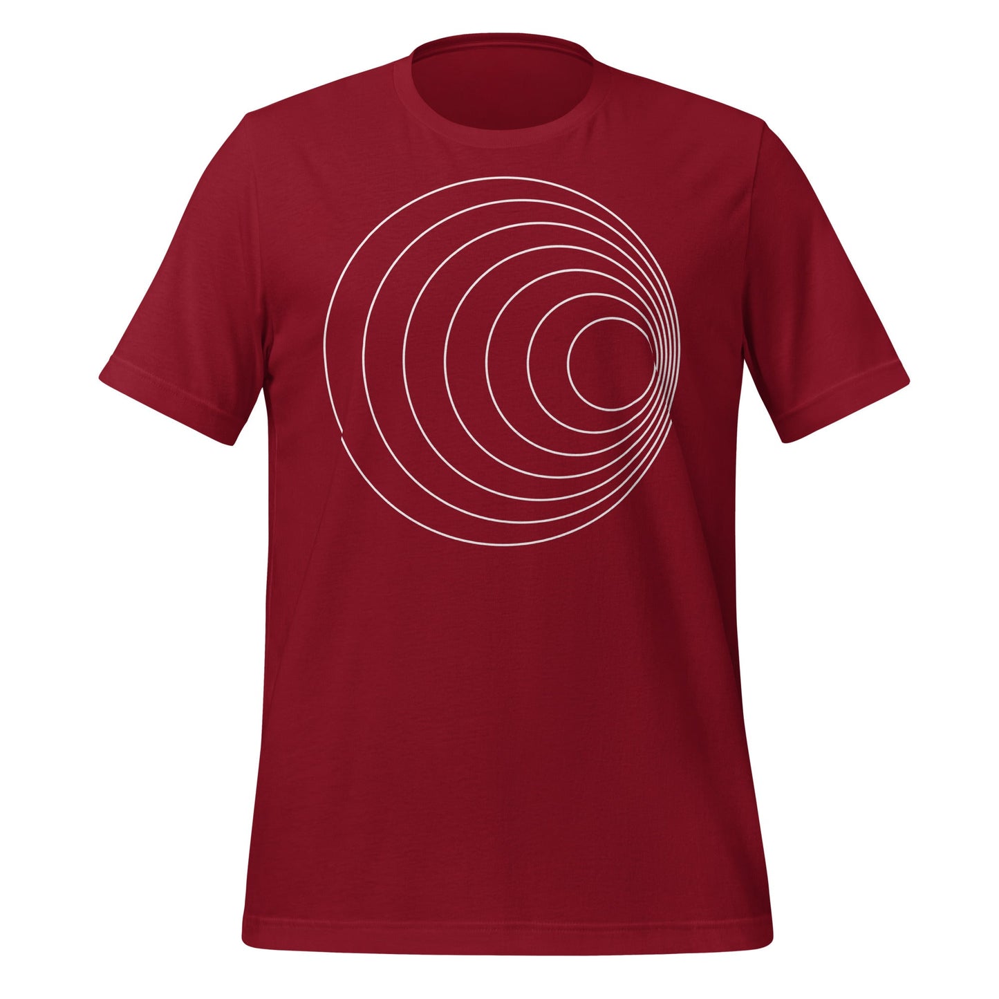 Image of the Ilya Circles T-Shirt (unisex) Cardinal / M.