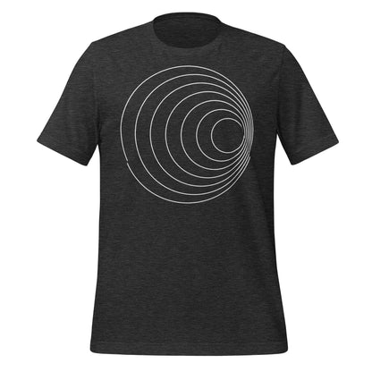 Image of the Ilya Circles T-Shirt (unisex) Dark Grey Heather / M.