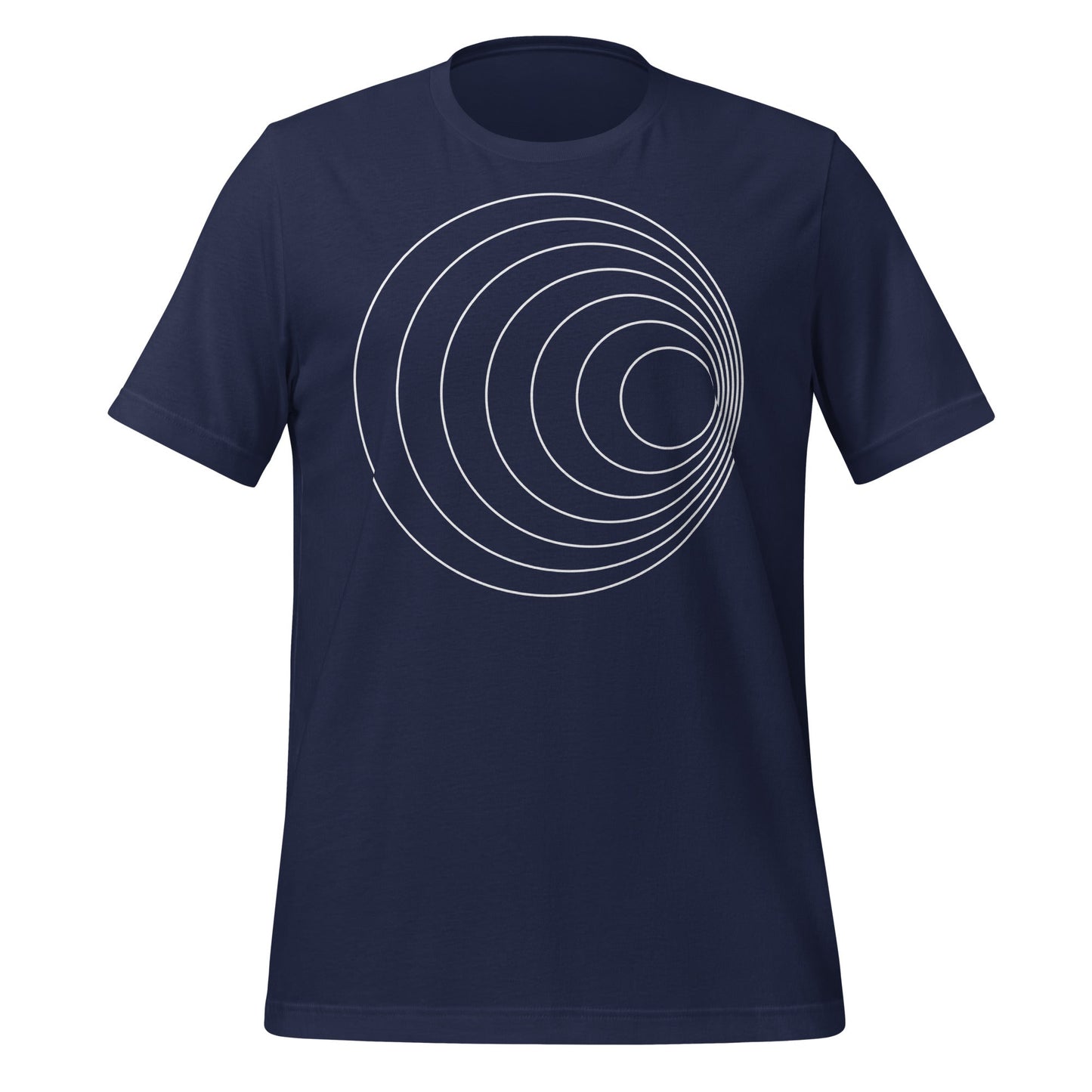 Image of the Ilya Circles T-Shirt (unisex) Navy / M.