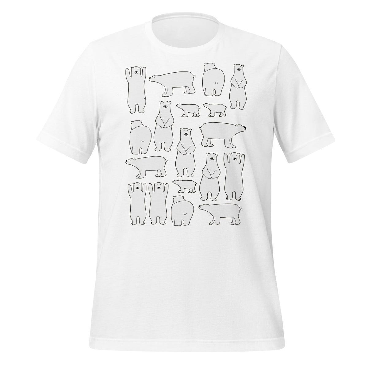 Image of the Ilya Polar Bears T-Shirt (unisex) White / M.