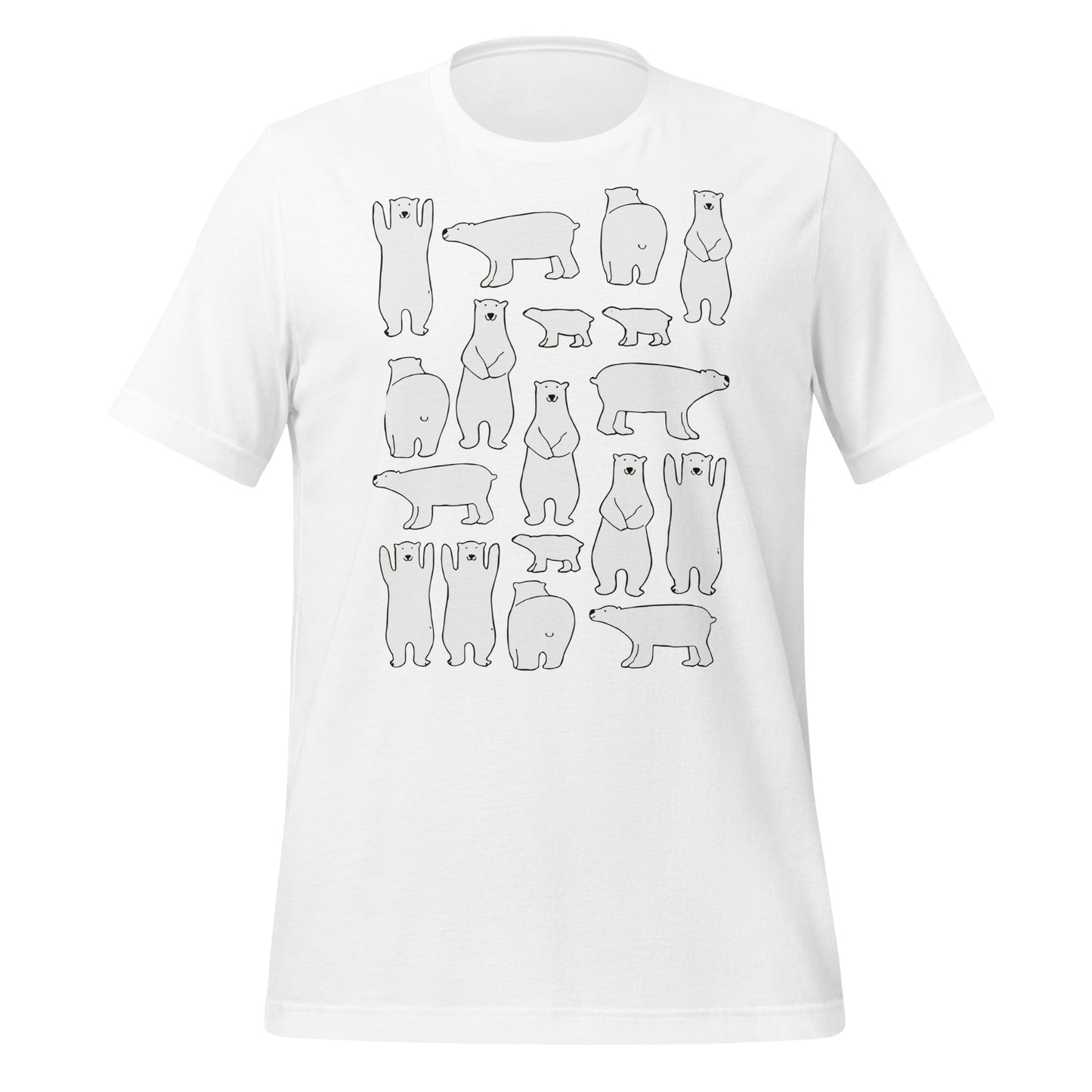 Image of the Ilya Polar Bears T-Shirt (unisex) White / M.