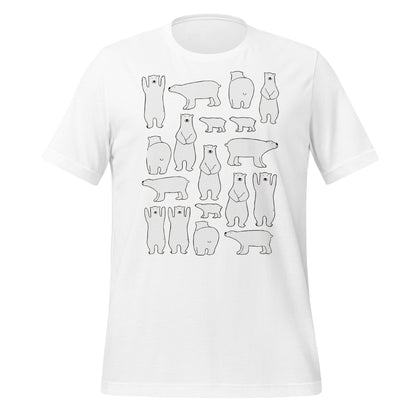 Image of the Ilya Polar Bears T-Shirt (unisex) White / M.