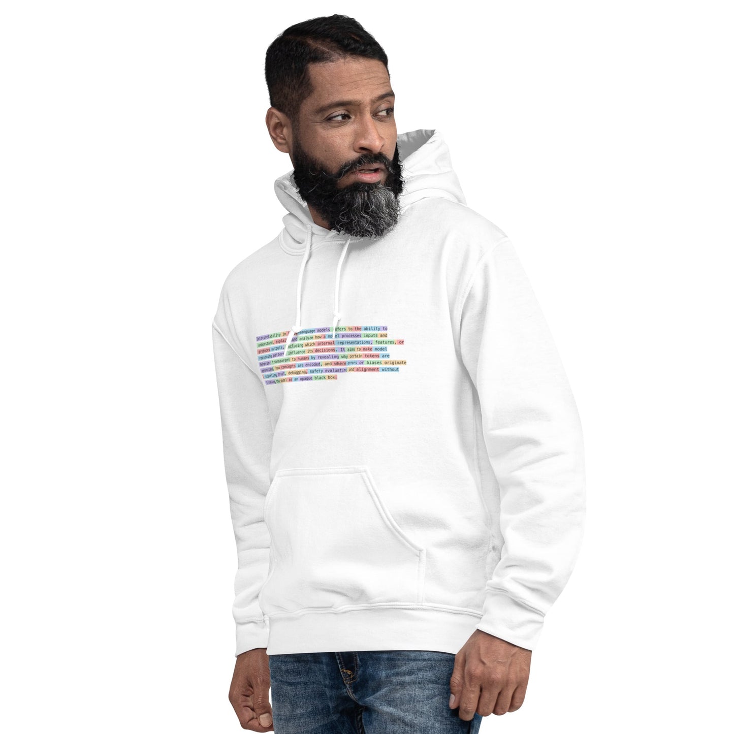 Image of the Interpretability Hoodie (unisex).