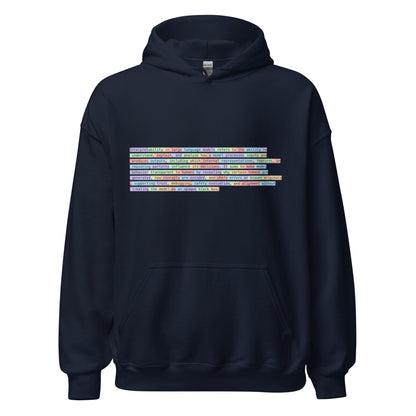 Image of the Interpretability Hoodie (unisex) Navy / S.