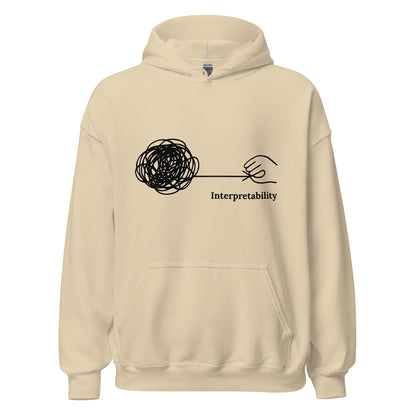 Image of the Interpretability Hoodie (unisex) Sand / M.