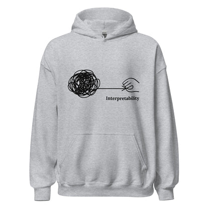 Image of the Interpretability Hoodie (unisex) Sport Grey / M.