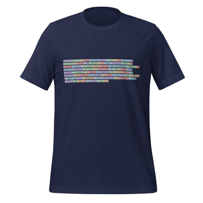 Image of the Tokenized Definition of Interpretability T-Shirt (unisex) Navy / M.