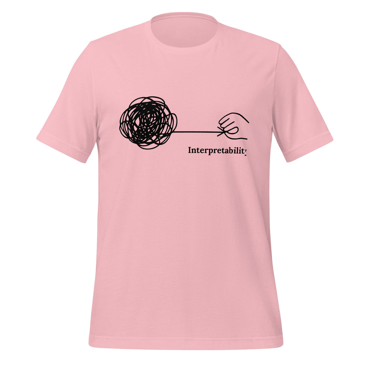Image of the Interpretability T-Shirt (unisex) Pink / M.