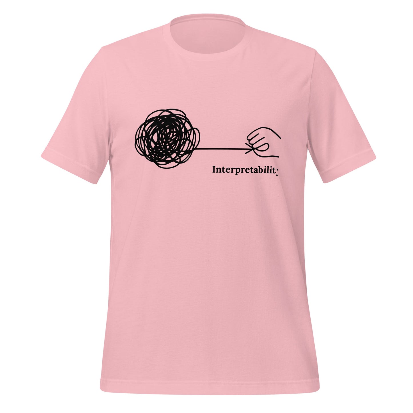 Image of the Interpretability T-Shirt (unisex) Pink / M.