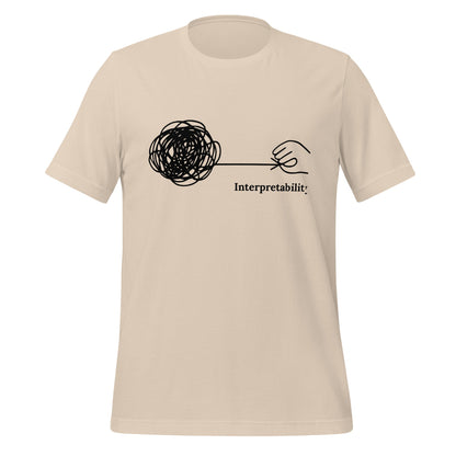 Image of the Interpretability T-Shirt (unisex) Soft Cream / M.