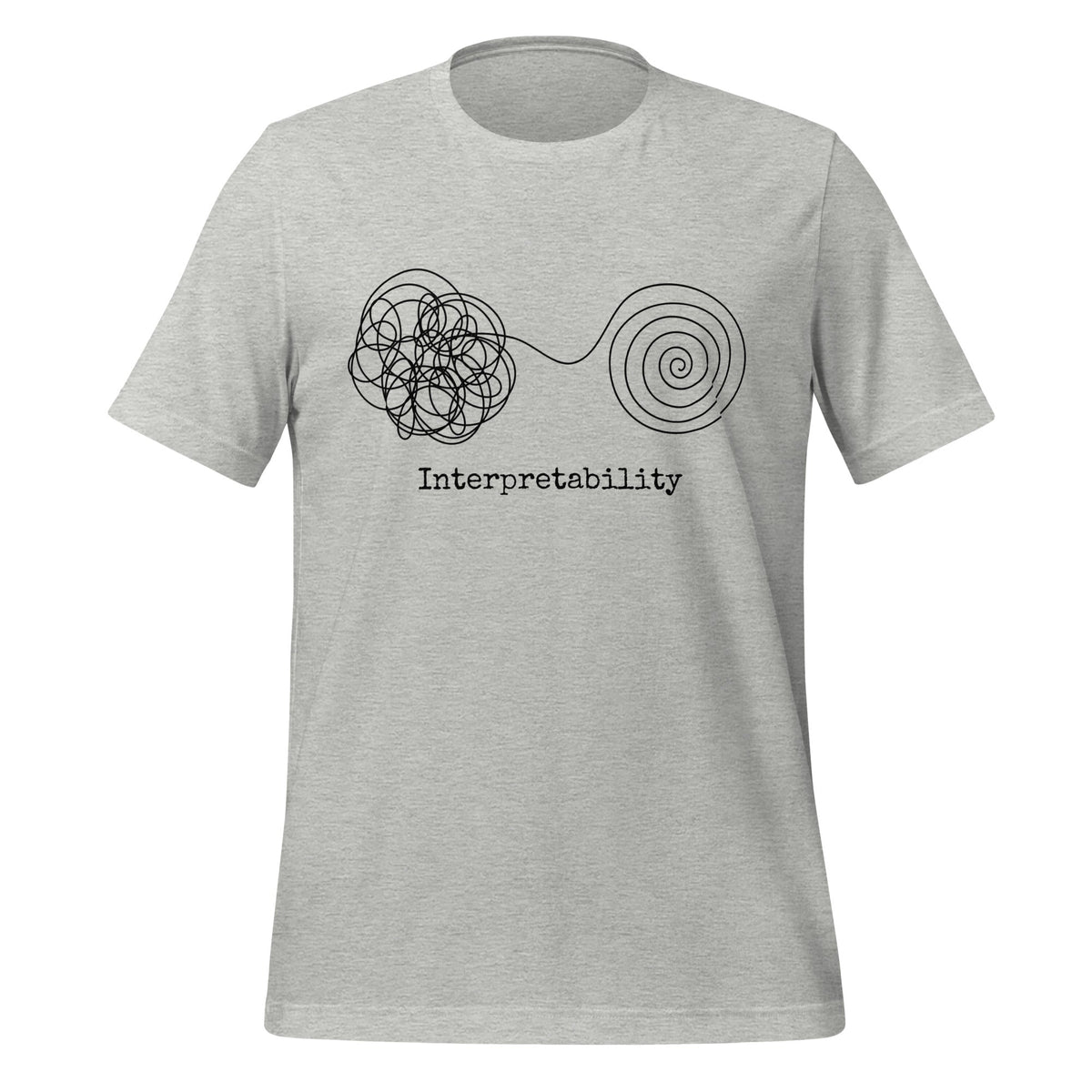 Image of the Interpretability T-Shirt V2 (unisex) Athletic Heather / XS.