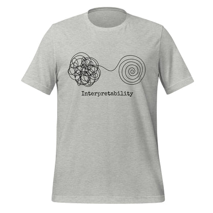 Image of the Interpretability T-Shirt V2 (unisex) Athletic Heather / XS.