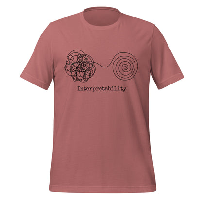Image of the Interpretability T-Shirt V2 (unisex) Mauve / S.