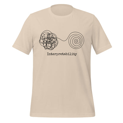 Image of the Interpretability T-Shirt V2 (unisex) Soft Cream / XS.