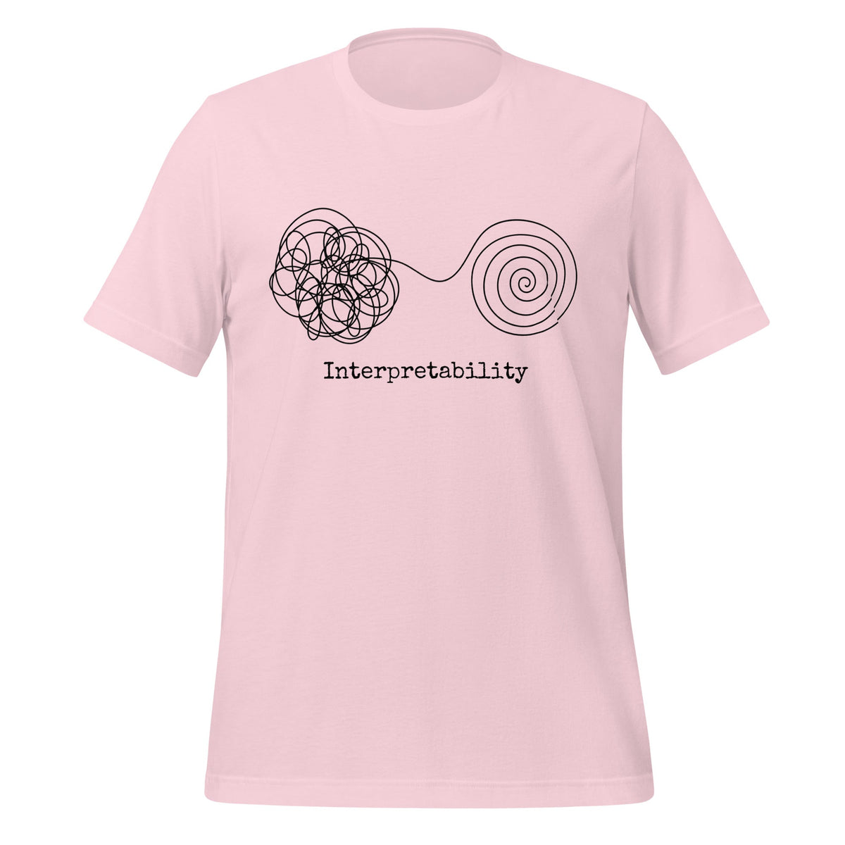Image of the Interpretability T-Shirt V2 (unisex) Soft Pink / S.