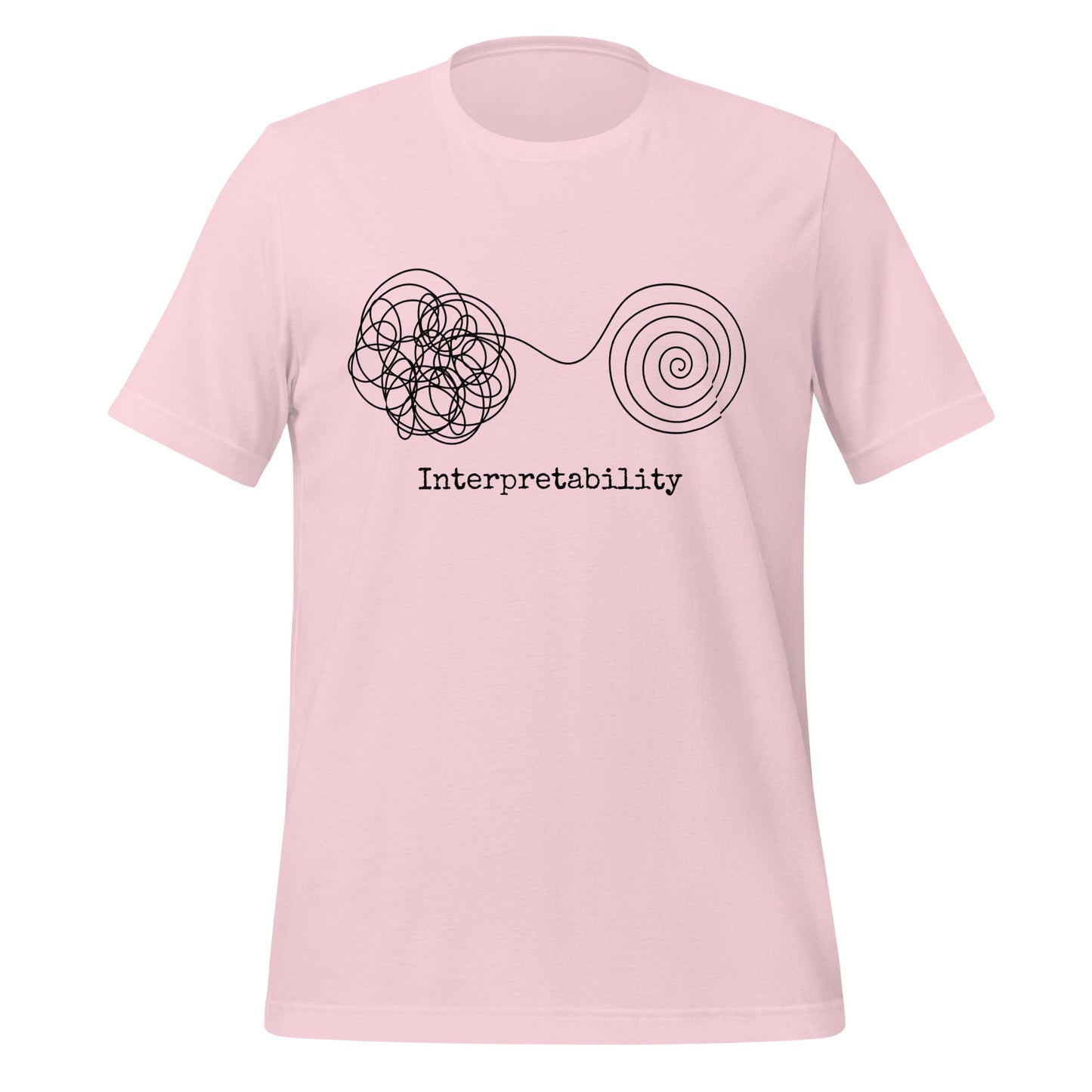 Image of the Interpretability T-Shirt V2 (unisex) Soft Pink / S.