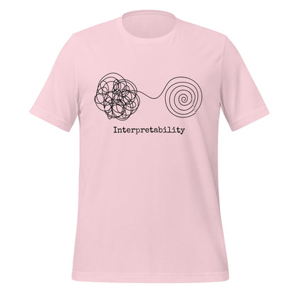 Image of the Interpretability T-Shirt V2 (unisex) Soft Pink / S.