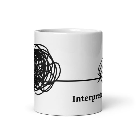 Image of the Interpretability White Glossy Mug 11 oz.