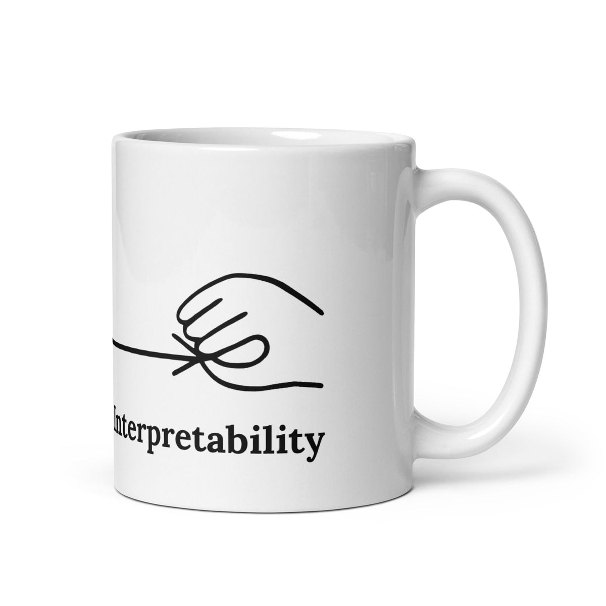 Image of the Interpretability White Glossy Mug.