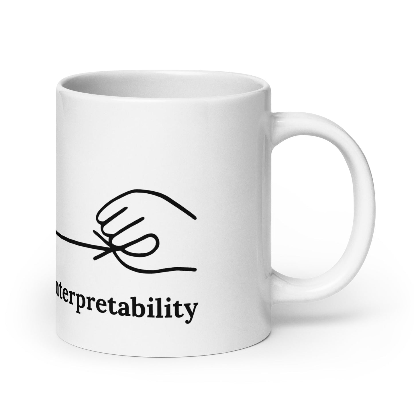 Image of the Interpretability White Glossy Mug.