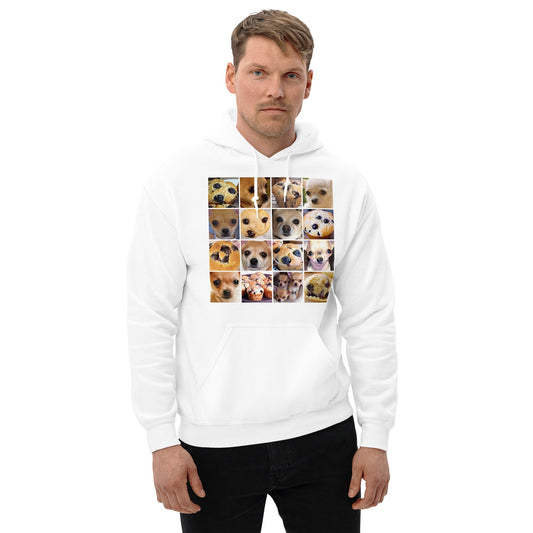 Image of the Is it a Blueberry Muffin or is it a Chihuahua? Hoodie (unisex).