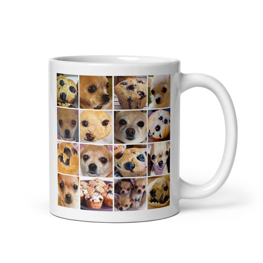 Image of the Is it a Blueberry Muffin or is it a Chihuahua? Mug 11 oz.
